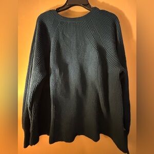SIZE XXL JESSICA SIMPSON Turquoise knitted sweater